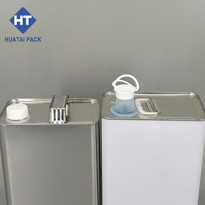 <span class=keywords><strong>Bidon</strong></span> métallique de 4 <span class=keywords><strong>litres</strong></span> style f avec poignée en plastique/métal utilisé pour l'emballage de l'huile moteur ou des encres et de l'huile <span class=keywords><strong>alimentaire</strong></span> - Product Image 6