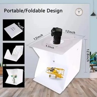 Boîte à Lumière LED Pliable Portable pour Photographie Studio Photo Boîte à Lumière Luminosité pour Appareil Photo Dslr Prise de Vue de Table