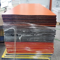 Prix d'usine aire de jeux utiliser résistant aux UV HDPE Sandwich double couleur feuilles de plastique tailles personnalisées CNC coupe gravure créative