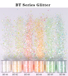 YMJ New Non tossico Bulk Craft Opal luccica Body Glitter Crystal Chunky Mix Glitter per Nail Art resina altre forniture per le vacanze 1kg - Product Image 2