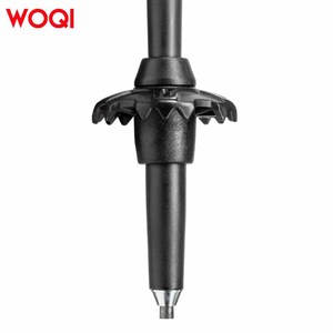 WOQI Bâtons de ski en fibre de carbone pour le trekking et la randonnée Accessoires de plein air en gros avec poignées de sangle et bâton de panier - Product Image 6