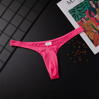Culotte string homme respirante taille basse style éléphant sexy pour le commerce extérieur, grande taille avec poche U
