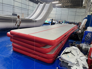 Cheerleanding Sport Gym Mat Air Tumble Track 8m Piste d'air gonflable pour la musculation - Product Image 4