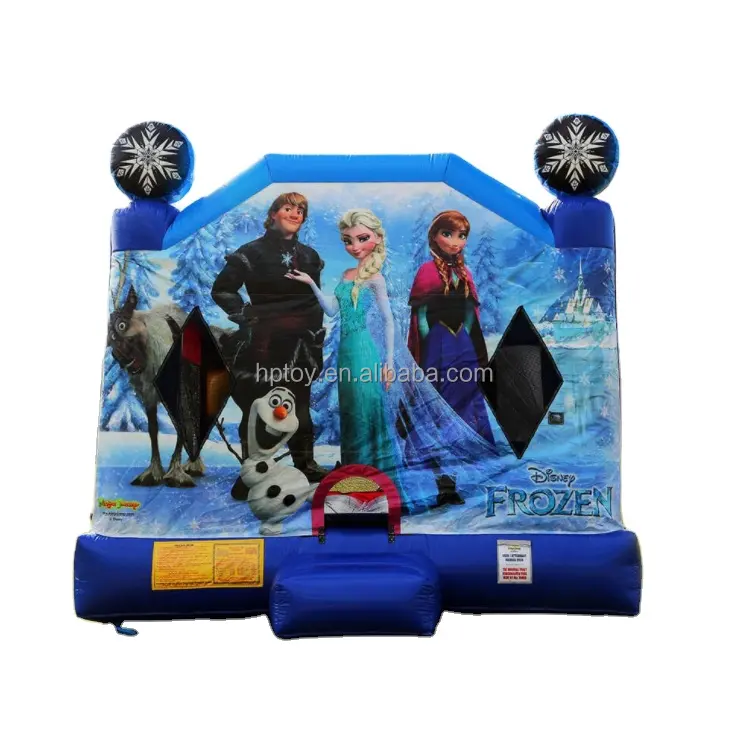 Popular princess frozen bounce house inflatable frozen castle bounce house for sale