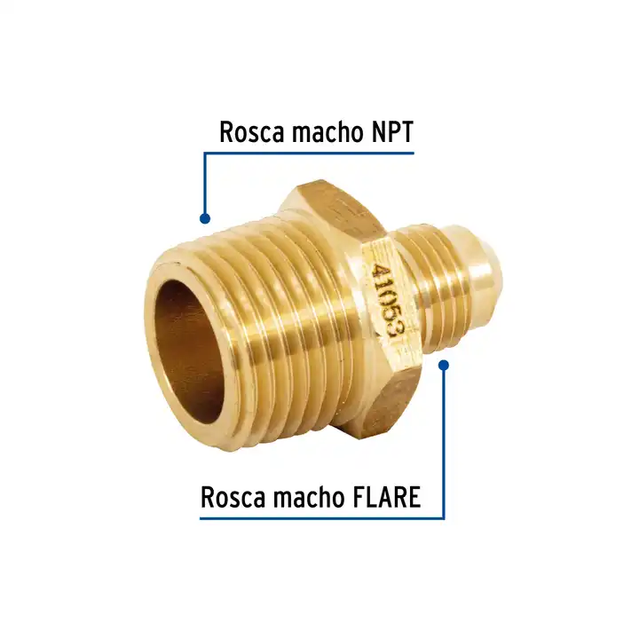 Master with 300 units 5/16' X 1/2' brass terminal nipple, Foset