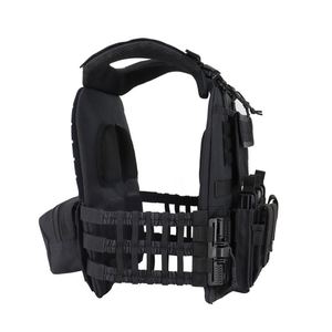 Chaleco Táctico de Combate de Desenganche Rápido con Sistema Molle y Portaplacas - Product Image 4
