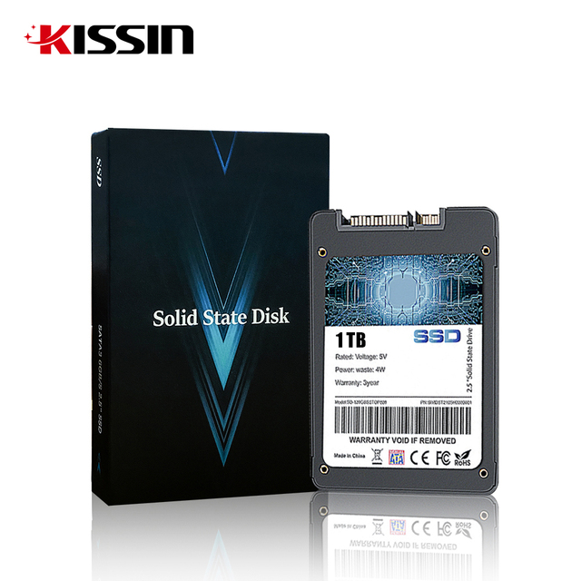 KISSIN Factory Sales Hard Drive 128GB 2.5 SATA SSD 120GB 256GB 480GB 512GB Laptop Hard Disk 1TB Solid State Hard Drive SSD