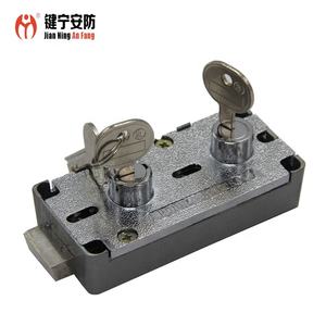 Serrure à clé double pratique Coffre-fort de dépôt Serrures à clé Cerradura Fournisseurs Chine pour coffre-fort bancaire - Product Image 1