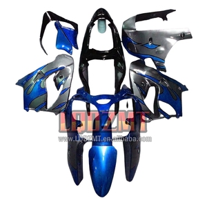 Corps d'injection pour <span class=keywords><strong>KAWASAKI</strong></span> <span class=keywords><strong>NINJA</strong></span> ZX-9R ZX 9R bleu gris 9 ZX9 R <span class=keywords><strong>900</strong></span> CC <span class=keywords><strong>ZX9R</strong></span> 00 01 48LQ.135 ZX900CC 900CC 2000 <span class=keywords><strong>2001</strong></span> carénage OEM - Product Image 1