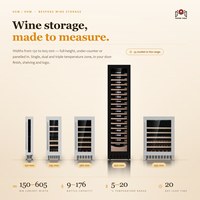 Réfrigérateur à vin personnalisé Minghou, encastrable, double zone, 18-20 bouteilles, porte vitrée, pour la maison