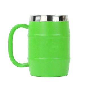 Taza de café y cerveza de acero inoxidable con aislamiento de doble pared en forma de tambor con tapa para Dirty Rotten Biker Dutchcraft <span class=keywords><strong>Troika</strong></span> - Product Image 4