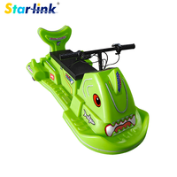 Voiture tamponneuse électrique pour enfants Starlink en forme de requin, pour parcs d'attractions et centres commerciaux, 350W, musique et lumières, certifiée CE