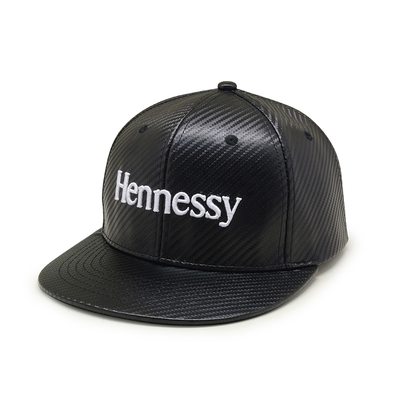 Custom Embroidery Black Carbon Fiber Texture
