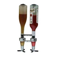 Distributeur de boissons mural en alliage d'aluminium pour 6 bouteilles, avec 6 têtes verseuses pour bière, liqueur et vin