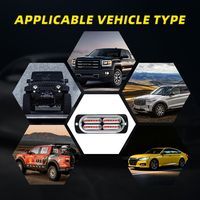 Luces LED para Auto, Impermeables, para Parrilla Delantera, con Interruptor Remoto con Cable, para Camioneta