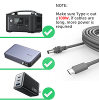 Kabel Daya DC Mini Starlink Portabel 18AWG USB-C Produk Baru Pengganti Kabel Lama