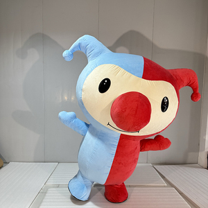 Costume da Clown Gonfiabile 2m, Mascotte Clown per Spettacoli con Persona all'Interno, Tuta Gonfiabile in Vendita - Product Image 3