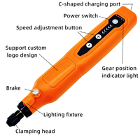 USB-C charge Mini rectifieuse rotative bricolage outil électrique 208A avec stylo de polissage et de gravure de bijoux légers