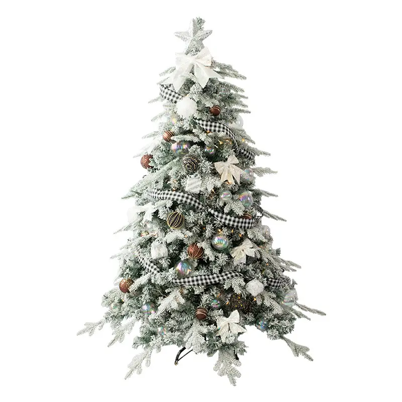 Xmas Tree Party Home Christmas Decoration 120cm 150cm 180cm 210cm Artificial Snowing Christmas Tree