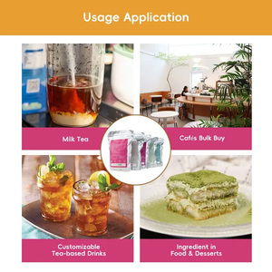 Chất lượng cao Osmanthus mận đỏ Trà đen bột ngay lập tức hòa tan sẵn sàng để uống nước giải khát - Product Image 4