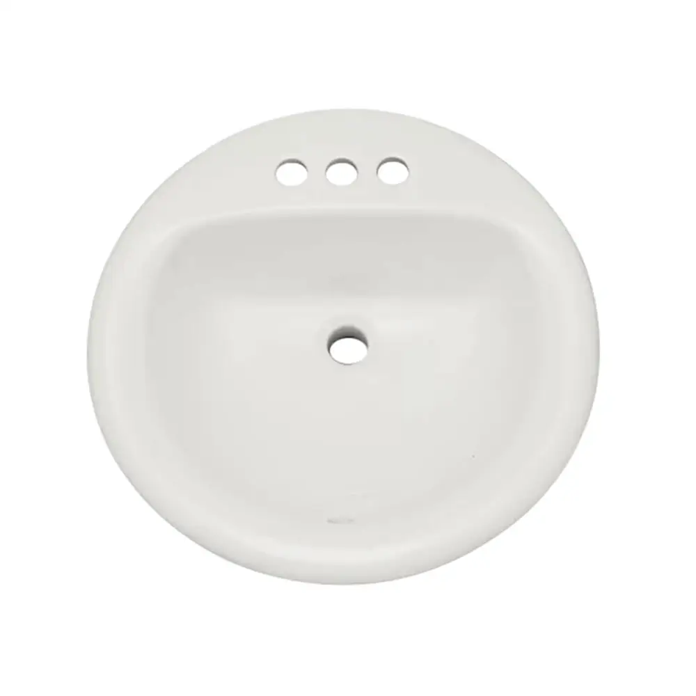 Lavabo ovalado de cerámica para lavabo de baño lavabo blanco