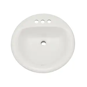 Wastafel keramik Oval drop di kamar mandi lemari rias wastafel putih wastafel
