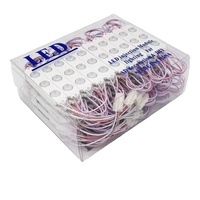 Module LED haute puissance, super luminosité 200LM, 3 LED, étanche, injection SMD 2835, 1,5W, AC 110V 220V, pour enseignes publicitaires