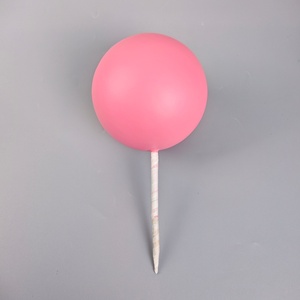 Wholesale Faux Balls Cake Topper Gold Silver Pink Blue Multicolor Ball for Happy Birthday Cake Decorating <b>Baking</b> - Product Image 6