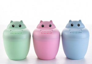 Gobelet de rinçage pour shampoing enfant Hippo, en plastique portable pour bébé, pour le lavage des cheveux - Product Image 6
