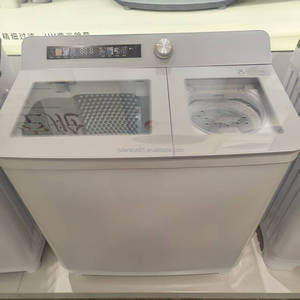 <span class=keywords><strong>Lave</strong></span>-<span class=keywords><strong>linge</strong></span> semi-automatique à double cuve OEM 13 kg, chargement par le haut avec cuves de lavage et d'essorage indépendantes, performance de nettoyage puissante - Product Image 3
