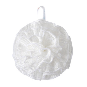 Japanese Style Bath <b>Sponge</b> Flower Shape Large Size Soft <b>Shower</b> Puff Polyester Material Bath Ball - Product Image 1