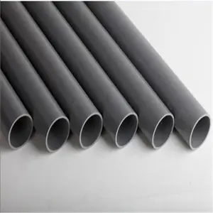 pvc channel pipe pvc roof drain pvc grey corrugated conduit pipe