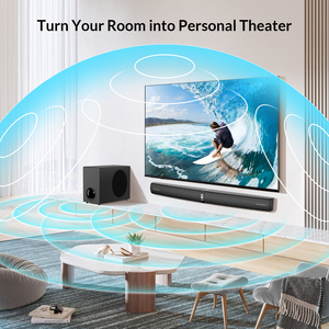 <span class=keywords><strong>Soundbar</strong></span> per Smart <span class=keywords><strong>TV</strong></span> 120W con Connessione BT/ARC/Ottica/AUX, <span class=keywords><strong>Soundbar</strong></span> Staccabile 2 in 1 per <span class=keywords><strong>TV</strong></span>/PC/Gaming/Proiettori - Product Image 4