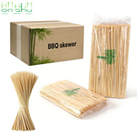 20cm 30 cm 40 cm 50 cm Bâtons de brochette en bambou de bonne ténacité pour barbecue