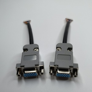 Arnés de Cables de PVC Personalizado, Conector Macho DB15 -3P, Conductor de Cobre Estañado, Cable Dividido de 100 mm para Electrónica - Product Image 2