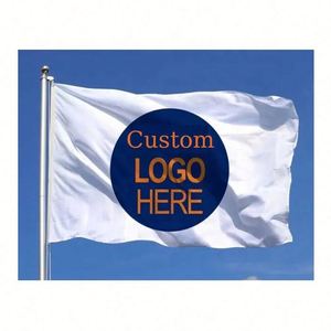 Drapeaux publicitaires personnalisés 3x5 pieds en polyester de haute qualité 2025 – Excellent rapport qualité-prix pour bannières promotionnelles - Product Image 1