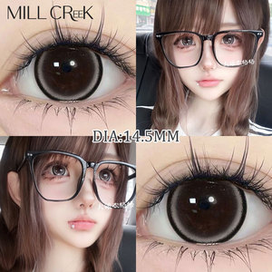 Lentes de Contacto Cosméticas de un Día Millcreek, Transpirables, con Alto Contenido de Agua, Estilo Coreano, Lentes Circulares de Color, Proveedor con Certificación CE - Product Image 2