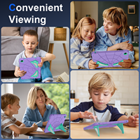 Étui robuste et résistant pour Samsung Tab A11 Plus A9 Plus 11 avec béquille et bandoulière, design de dessin animé pour enfants, OEM ODM