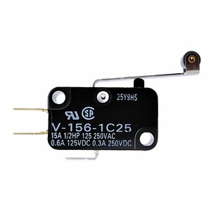 ไมโครสวิตช์ V-156-1C25 15A 1/2HP 125 250VAC สำหรับใช้งานในอุตสาหกรรม - Product Image 1