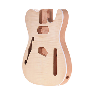 Cuerpo de guitarra de tilo personalizado estilo leopardo sin acabar para construcción DIY - Product Image 3