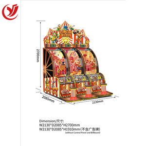Máquina de Habilidad 3P, Rueda de la Fortuna Operada con Monedas, <span class=keywords><strong>Boletos</strong></span> de Canje para Juegos, <span class=keywords><strong>Boletos</strong></span> en Venta - Product Image 1