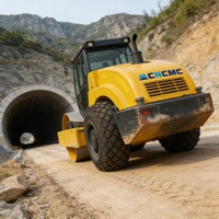 Rouleau compresseur routier CNCMC TRS10 10000 kg à moteur Cummins haute puissance pour le compactage de la base routière - Vente chaude