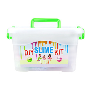 Meilleure Vente Kit de Slime DIY Non Toxique Jouet Éducatif Ensemble de Slime Transparent Effet Cristal avec Breloque Sirène pour Enfants - Product Image 6