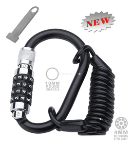 Tonyon <span class=keywords><strong>mejores</strong></span> accesorios de bicicleta <span class=keywords><strong>Cable</strong></span> motocicleta casco bloqueo seguridad bicicleta motocicleta casco antirrobo bloqueo - Product Image 6