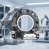 Encodeur magnétique absolu multi-tours creux pour articulation de robot humanoïde