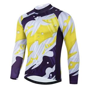 Maillot de cyclisme professionnel Zede de haute qualité, confortable, respirant, coupe-vent, à séchage rapide, manches longues, pour les événements cyclistes - Product Image 1