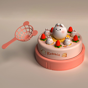 กระดานหมุนประสาทสัมผัสแบบไฟฟ้าของเล่นสำหรับเด็กกบป๊อปอัพแบบโต้ตอบเกมต่อสู้เพื่อการศึกษา - Product Image 3