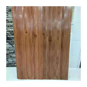 Galvanized steel siding wood look PU Sandwich Wall Panels PU foam panel PU siding