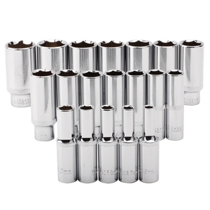 Kit de clés à douilles hexagonales profondes et longues de 3/8 pouces, outil de réparation, approvisionnement direct usine, haute qualité - Product Image 1