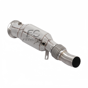 Collecteur d'échappement SS304 N20 pour moteur <span class=keywords><strong>BMW</strong></span> Série 4 F32 F33 F36 420i 428i, tuyau de descente avec bouclier thermique - Product Image 3